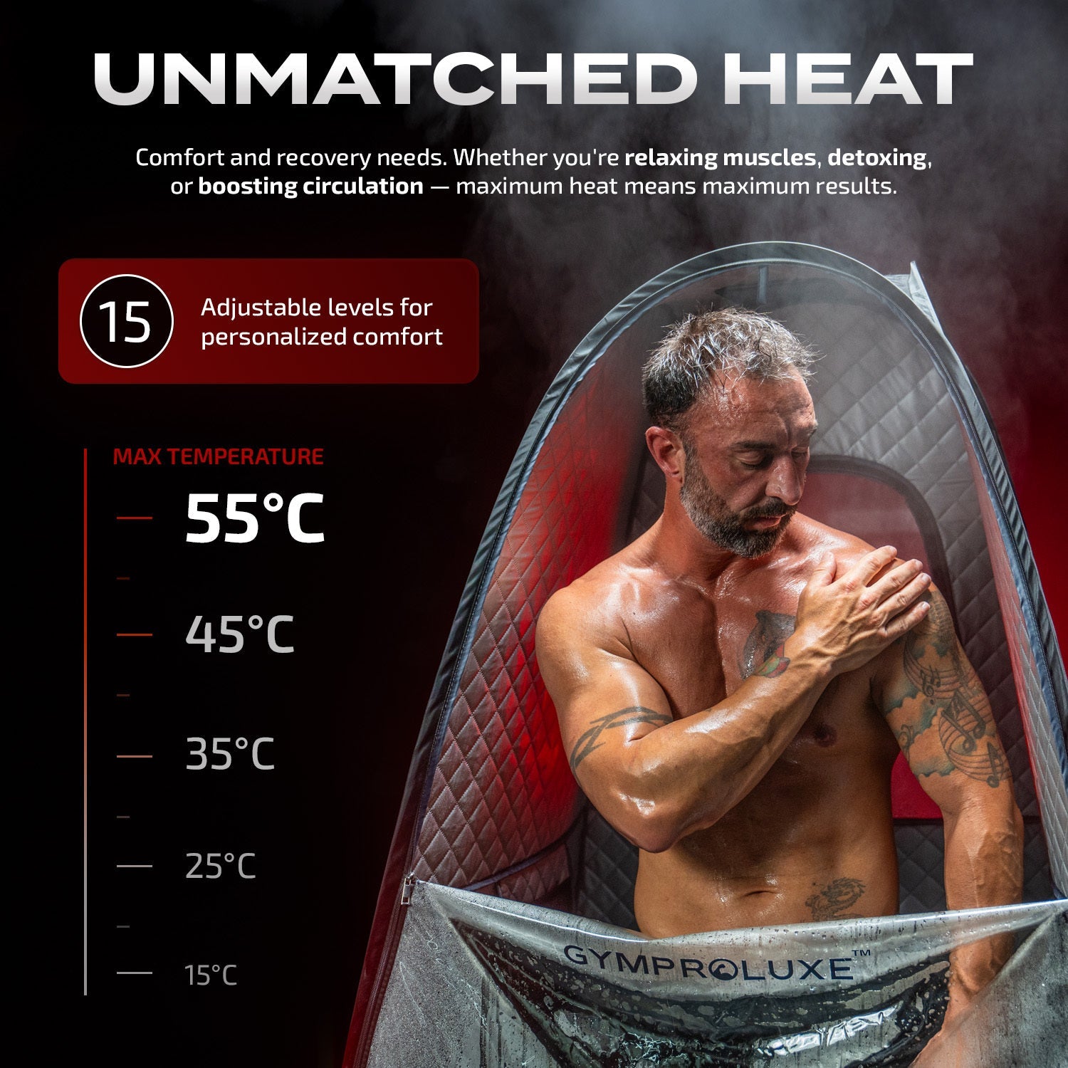 Gymproluxestore Tropical Sauna Pod