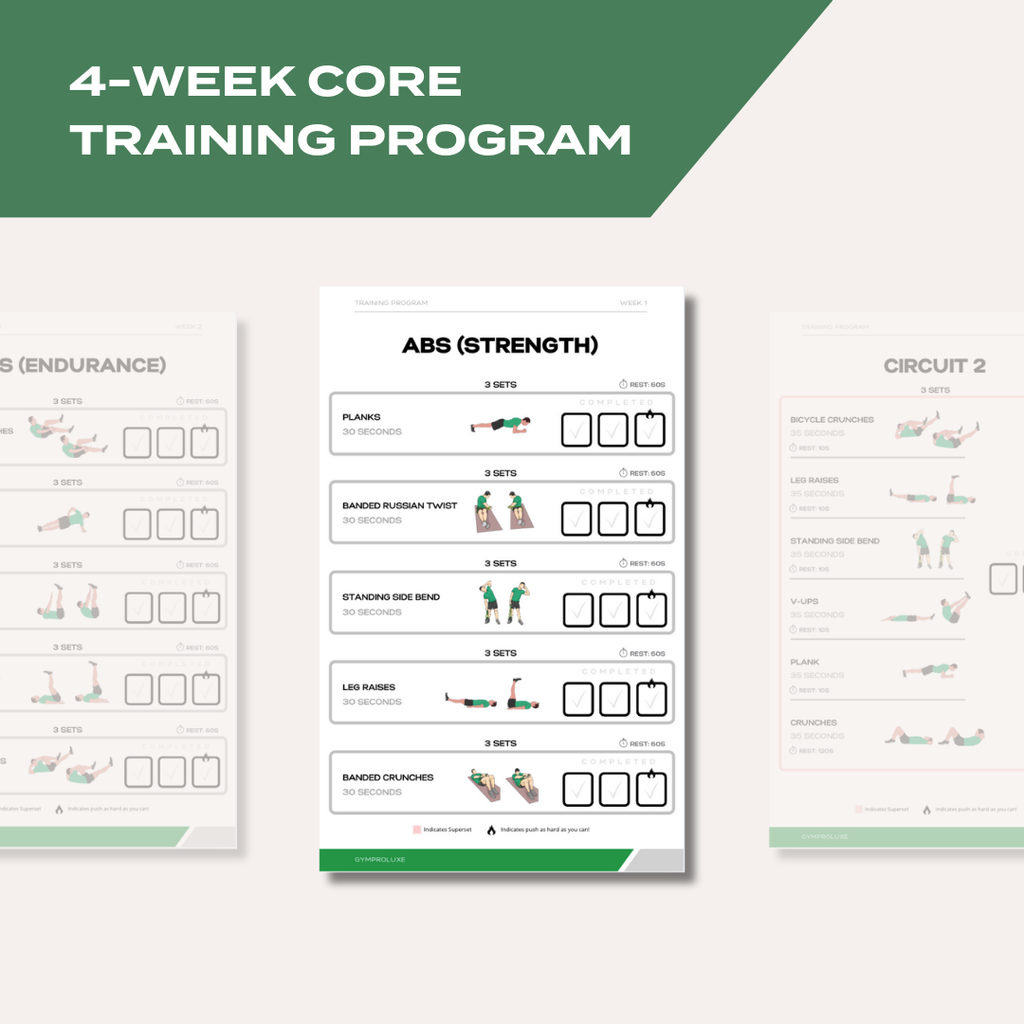 Gymproluxestore 28 day 6 pack of abs guide