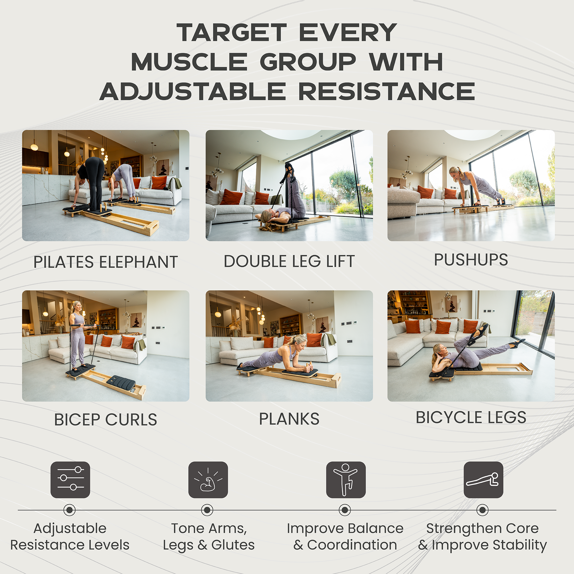 Gymproluxestore portable pilates refomer